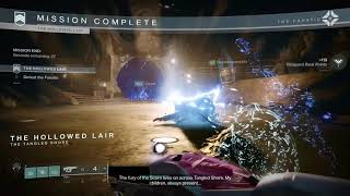 Hollowed Lair Speedrun WR [0:02] (unofficial) Destiny 2