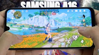 Samsung Galaxy A16 test game Genshin Impact Max Graphics | Highest 60FPS