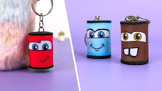 ⚡How to make a foam sheet keychain |Easy Souvenir Spending Little 🚘Lightning McQueen movie Cars|DIY