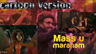 Petta Marana mass song cartoon version styles video