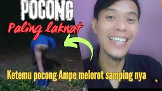 ADAWW,, MELIHAT POCONG LANGSUNG MELOROT SAMPING NYA #REACT FRANK POCONG