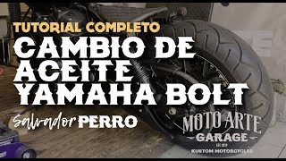 Como Cambiar el Aceite en la Yamaha Bolt 950. FULL TUTORIAL