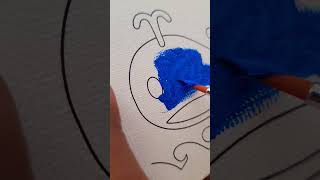 mini painting by little one #shorts #subscribe #youtubeshorts #youtuber #viral #chaleya