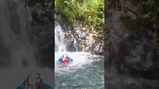 canyoning waterfall jump