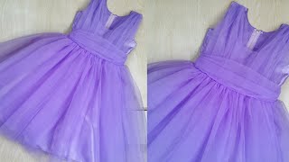 Beautiful frock cutting & stitching | Baby frock cutting & stitching for 9-10 year girl | DIY Frock