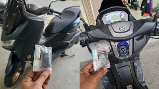 nmax New dari kunci biasa jadi kontak keyless, original yamaha garansi 1 tahun