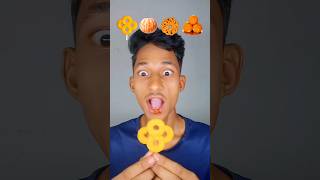 Onion ring, orenge, murukku, laddu🧅🍊🥨🍡#asmr #food #mukbang #funny #shorts