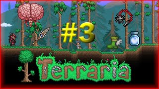 Terraria 1.4 Melee Playthrough - Timelapse, Brain of Cthulhu, Crimtane Armor - Episodul 3