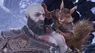 Ratatoskr Gets Mad at Kratos (God of War Ragnarok | PS5) #shorts