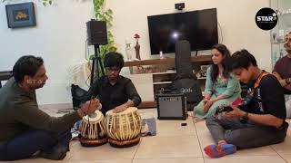 Lydian in our well wisher's house in Dubai | Family get together | Young Prodigy Guitarist Kali