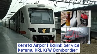 Trip Kereta Railink Stasiun Batuceper Manggarai - Bertemu KRL KfW Bombardier