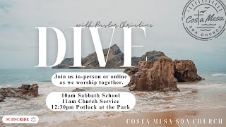 July 6, 2024 Church Service; "Dive" with Pastor Christine Pitt