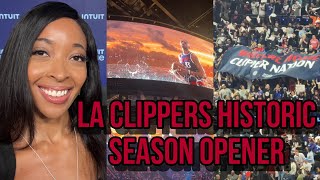 Clippers' Intuit Dome vlog | Historic season opener x GDLA+ appearance