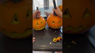 👻WE MADE SCARY PUMPKINS 👻@LizaStarDance #kidvlogger #kidvlog #kidsvideo #kidscontent