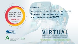 Emisión en Directo: Ponencia "Formación Online Virtual: la experiencia IAVANTE"