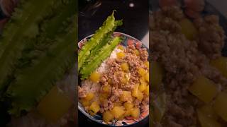 Thịt bằm xào khoai tây #recipe #cooking #shorts #shortvideo