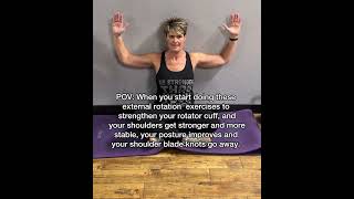 Strengthen your rotator cuff to finally be pain free