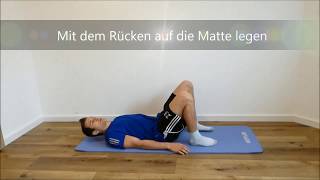 Training mit Hannes: Übung Glute Bridge