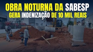 Perturbaçaõ de Sossego por obra noturna