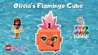 LEGO Friends Olivia's Flamingo Cube Review! (41662)