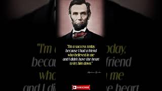 Abraham Lincoln Quotes #shorts #short #youtubeshorts #shortvideo 1