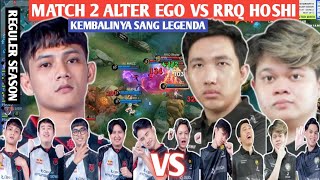 [ FULL MATCH ] ALTER EGO VS RRQ HOSHI MATCH 2 | MPL ID S13 - WEEK 4 DAY 2 #weownthis #mpl