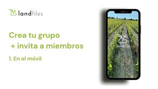 Crear un grupo en Landfiles (ES)