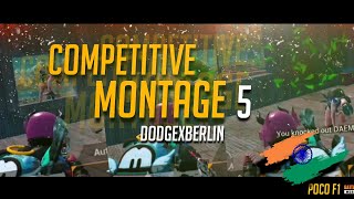 Upside Down | Competitive Montage #5 | DODGExBERLIN 🇮🇳 | POCO F1 | BGMI 💥| Kinemaster |