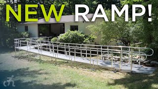 Karen got a National Ramp installed upon her husband's return from the hospital