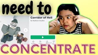 Playing CORRIDOR OF YELL!! -  Frustrating Than ToH | Funny Roblox Gameplay