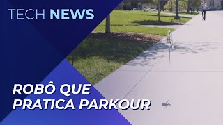 Você já imaginou um robô que pratica Parkour?