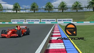 F1 2008 in rFactor | Sepang International Circuit with X360 Controller