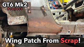 Rear Wing Rot - Repaired With The Scrap Sill! | 1969 Triumph GT6 Mk2 Restoration | Pt 22