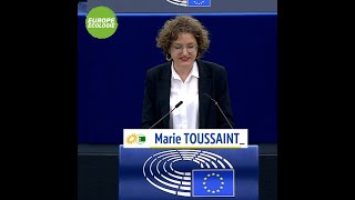 Marie Toussaint en réponse au discours sur l'état de l'Union d'Ursula von der Leyen.