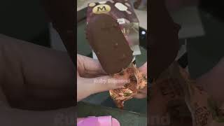 Magnum mini cookies luxe #mukbang #food #dessert