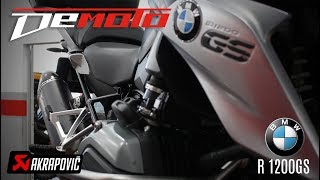 Sonido Colocación Escape AKRAPOVIC Titanio en BMW R 1200 GS 2017 / DEMOTO.ES