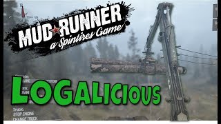 LOG CHALLENGE ACCEPTED | SPINTIRES: MUDRUNNER | EP. 1 | SAVE OF THE DAY!!!