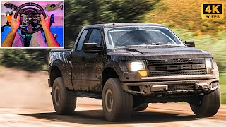 Ford F150 SVT Raptor | Offroading | Forza Horizon 5 - Steering Wheel Gameplay