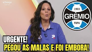 ESTÁ FORA DO GRÊMIO! ELE FOI NEGOCIADO E NÃO JOGA MAIS COM RENATO GAÚCHO! NOTÍCIAS DO GRÊMIO