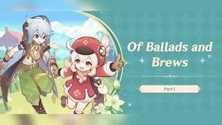 [Genshin Impact] Of Ballads and Brews Part 1