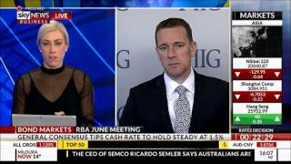 FIIG Securities' Mark Bayley on Sky [RBA] 06/06/17