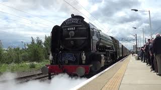 Class A1 60163 Tornado at various locations working the Yorkshire Pullman 15/06/19