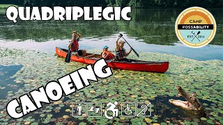 Canoeing - Camp PossAbility | Quadriplegic (C5,C6,C7)