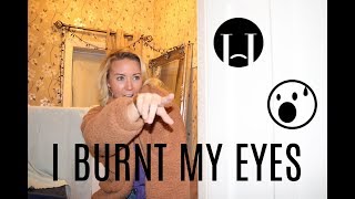 I BURNT MY EYELIDS | JESSICATALLULAH