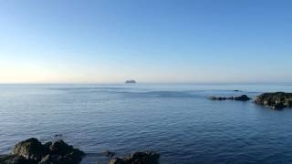 Shrouded by the early morning mist, P&O Britannia arrives on her maiden visit to Guernsey. Part One