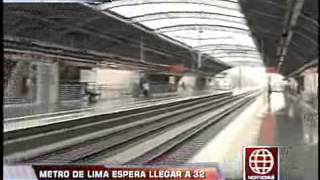 Línea1 del Metro de Lima proyecta 32 millones de pasajeros para fin de año