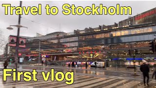 Travel to Stockholm with Friends | First vlog #stockholm