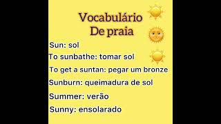 Como dizer tomar sol em inglês?