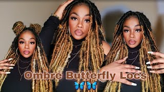 DISTRESSED BUTTERFLY LOCS TUTORIAL 🦋🦋 | Butterfly locs tutorial for beginners