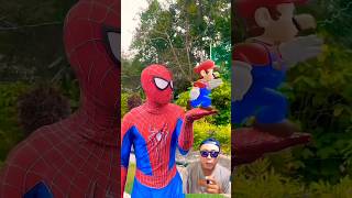 SPIDERMAN MAKAN BOCIL MARIO BROS‼️ #spiderman #vfxmantu #sirenhead #vfxind #funny #vfxshrey